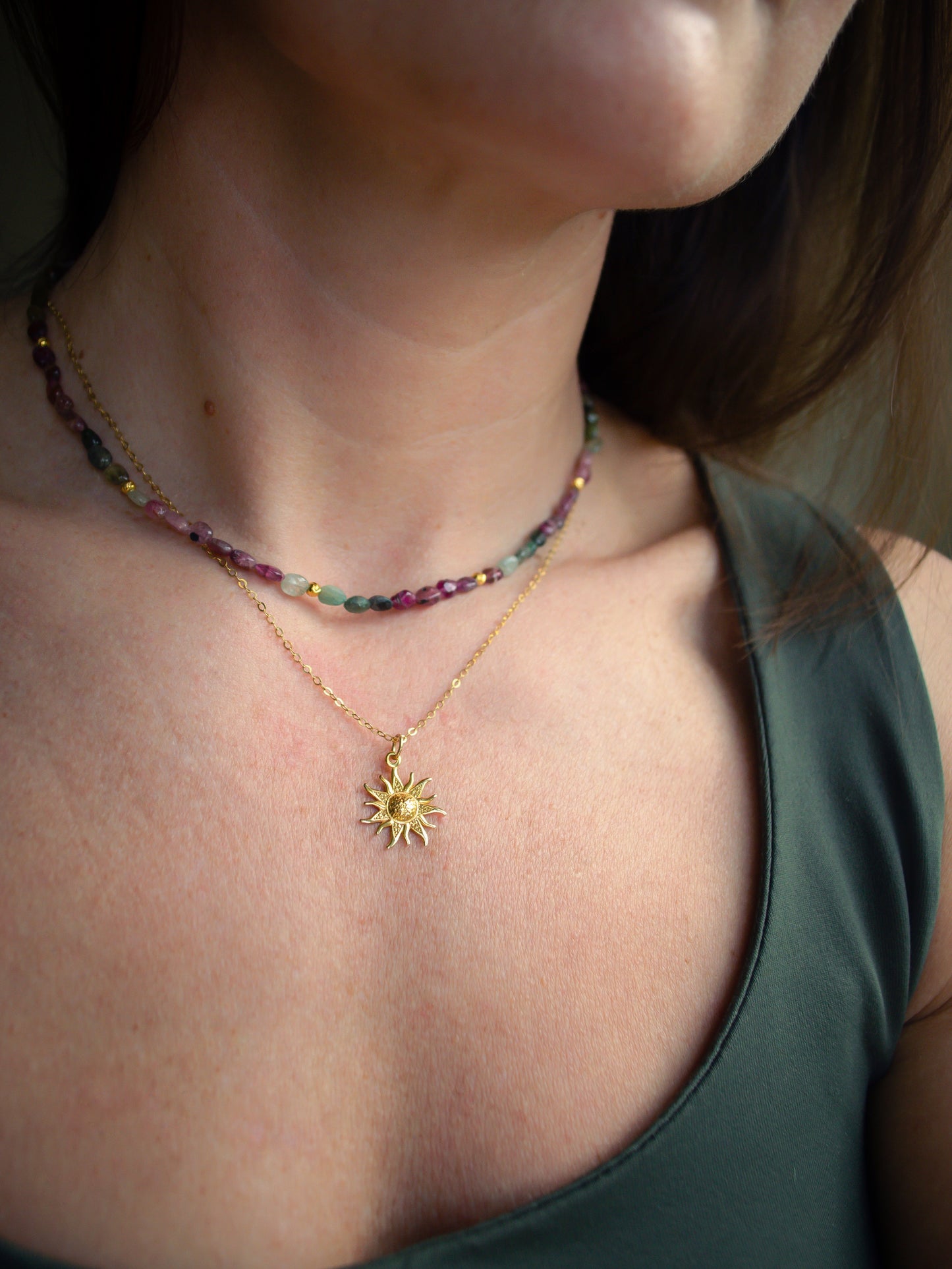 Petal necklace