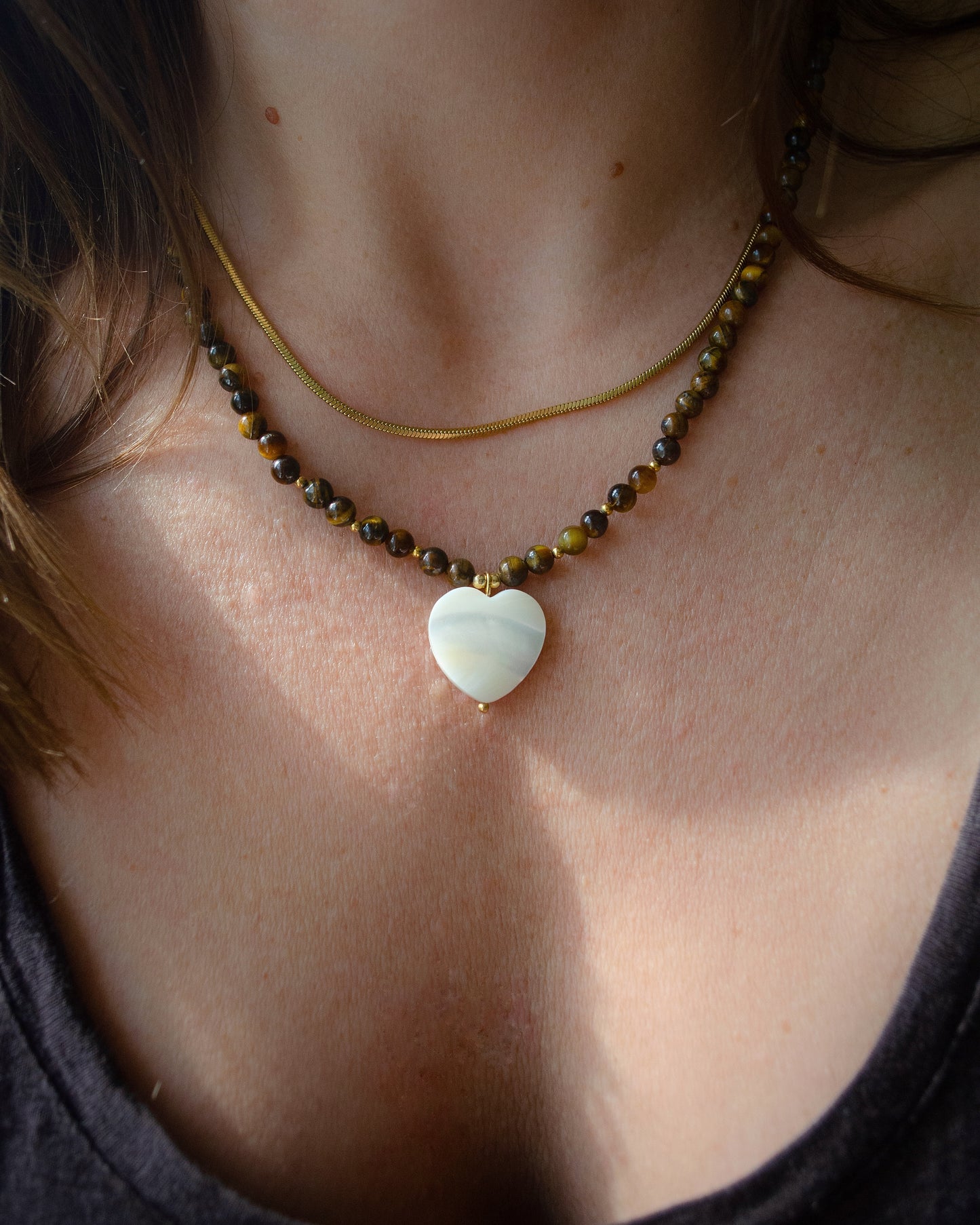 Espresso necklace
