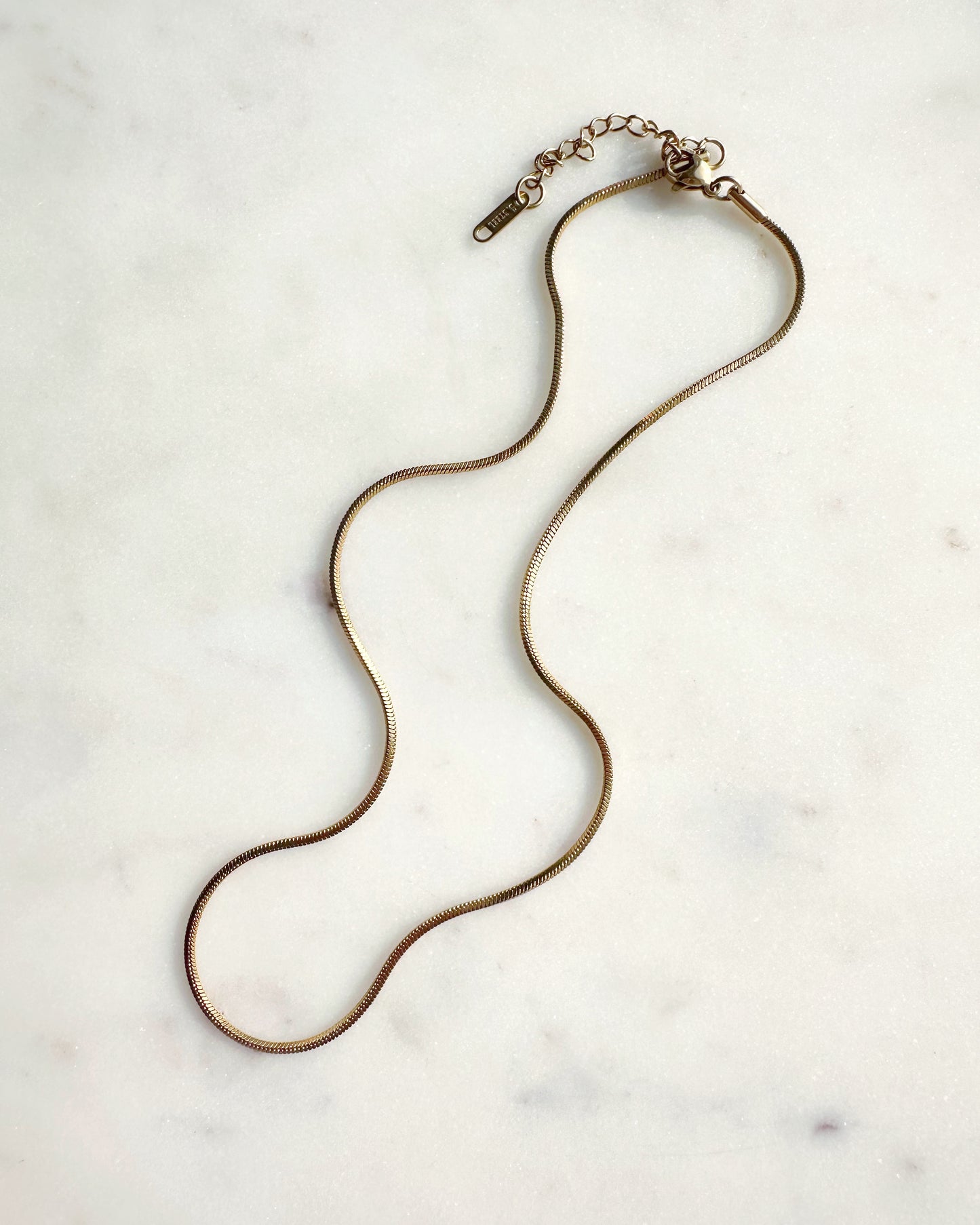 Round Snake chain necklace