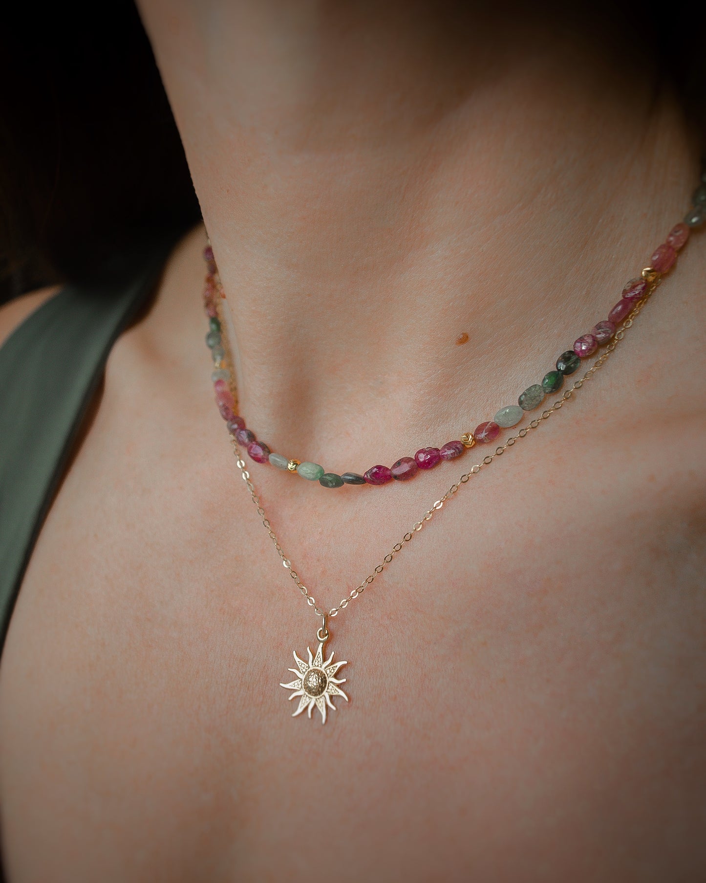 Petal necklace