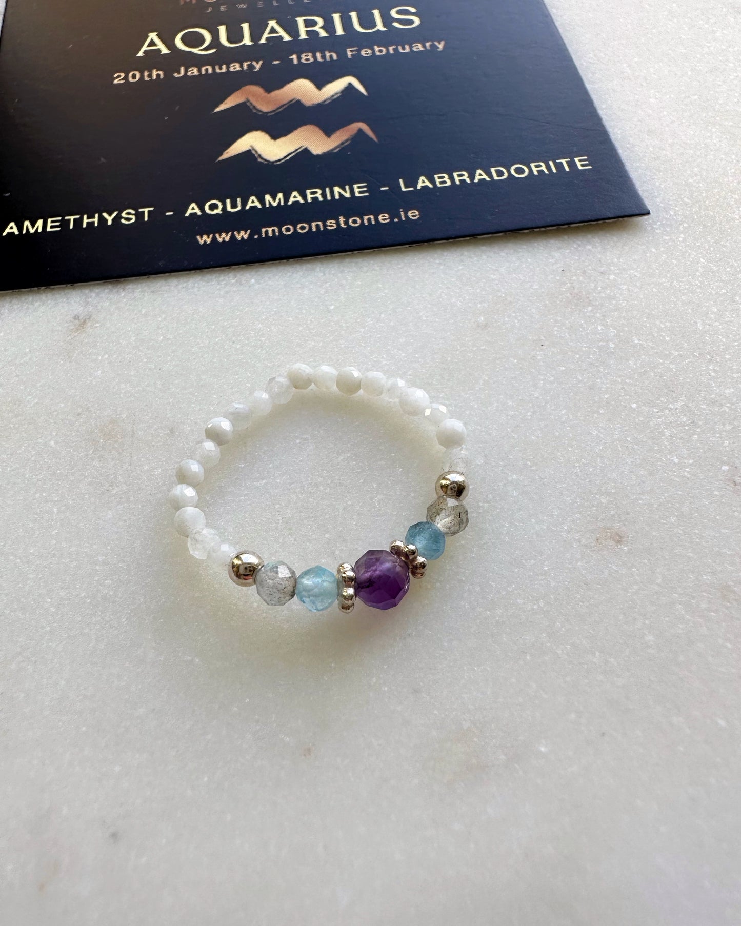 Zodiac - Aquarius ring