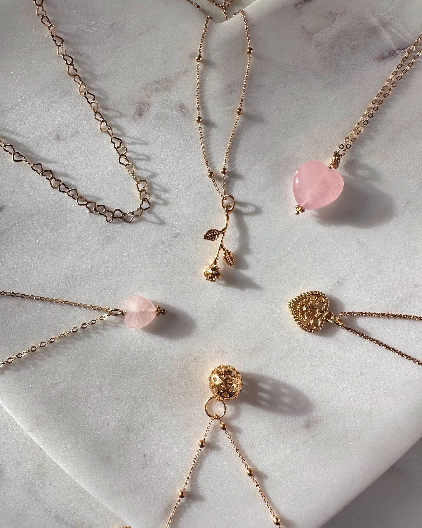 Little Hearts chain necklace