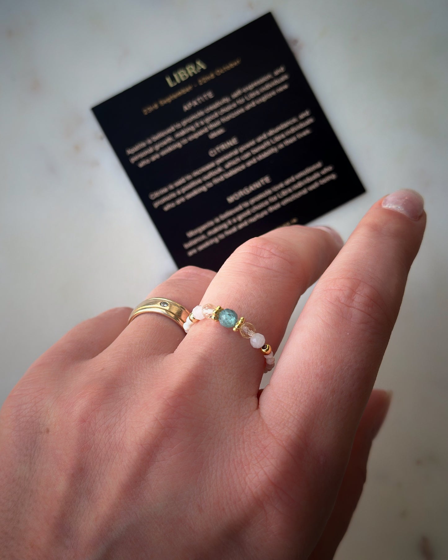 Zodiac - Libra ring
