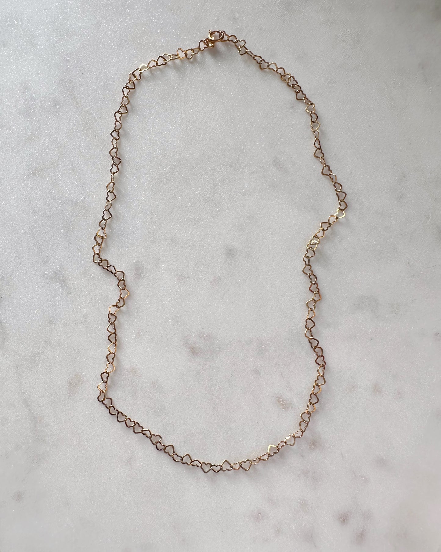 Little Hearts chain necklace