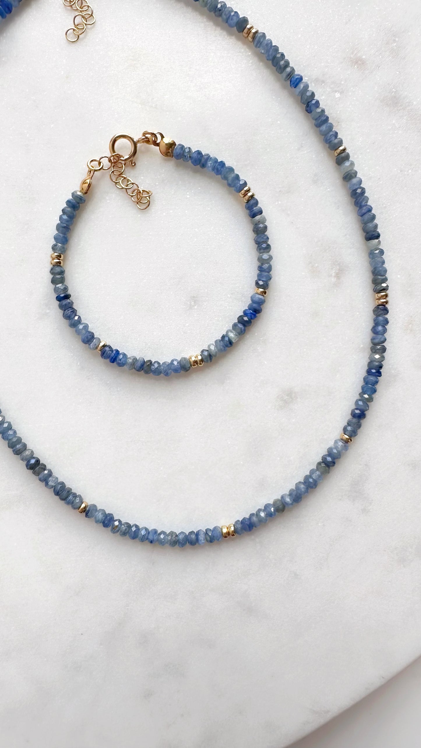 Blue Kyanite bracelet
