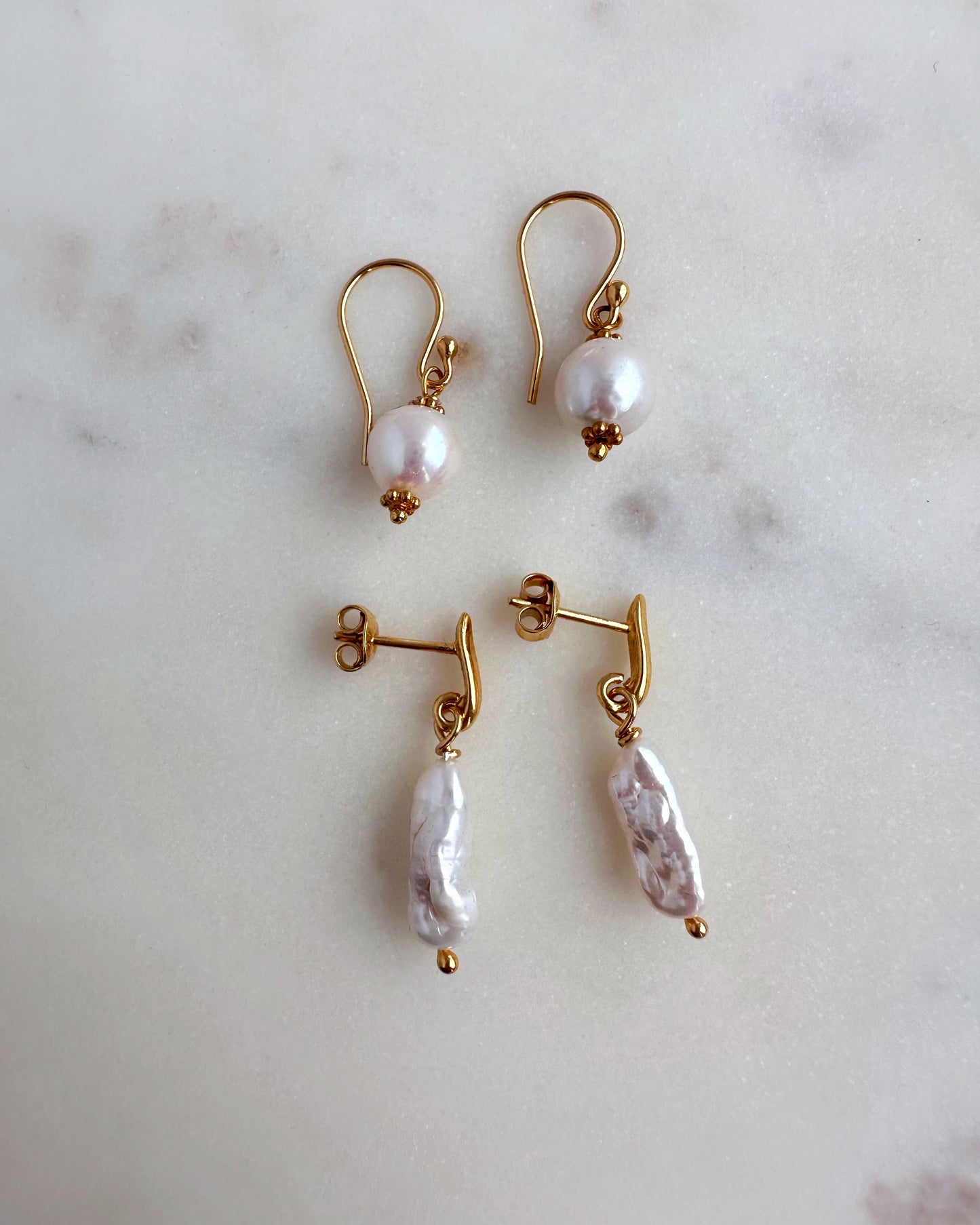 Pearl Ball earrings