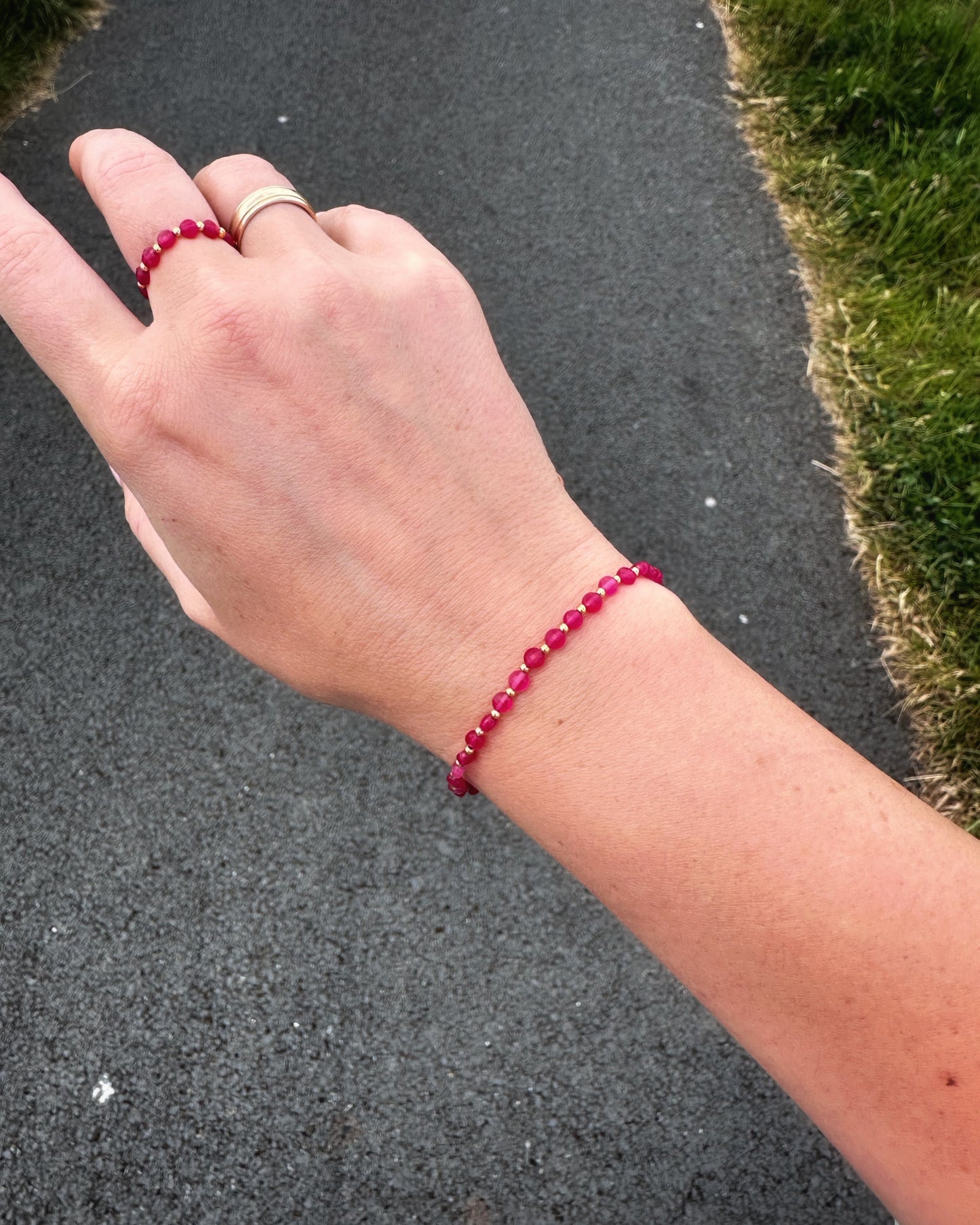 Magenta Ruby bracelet