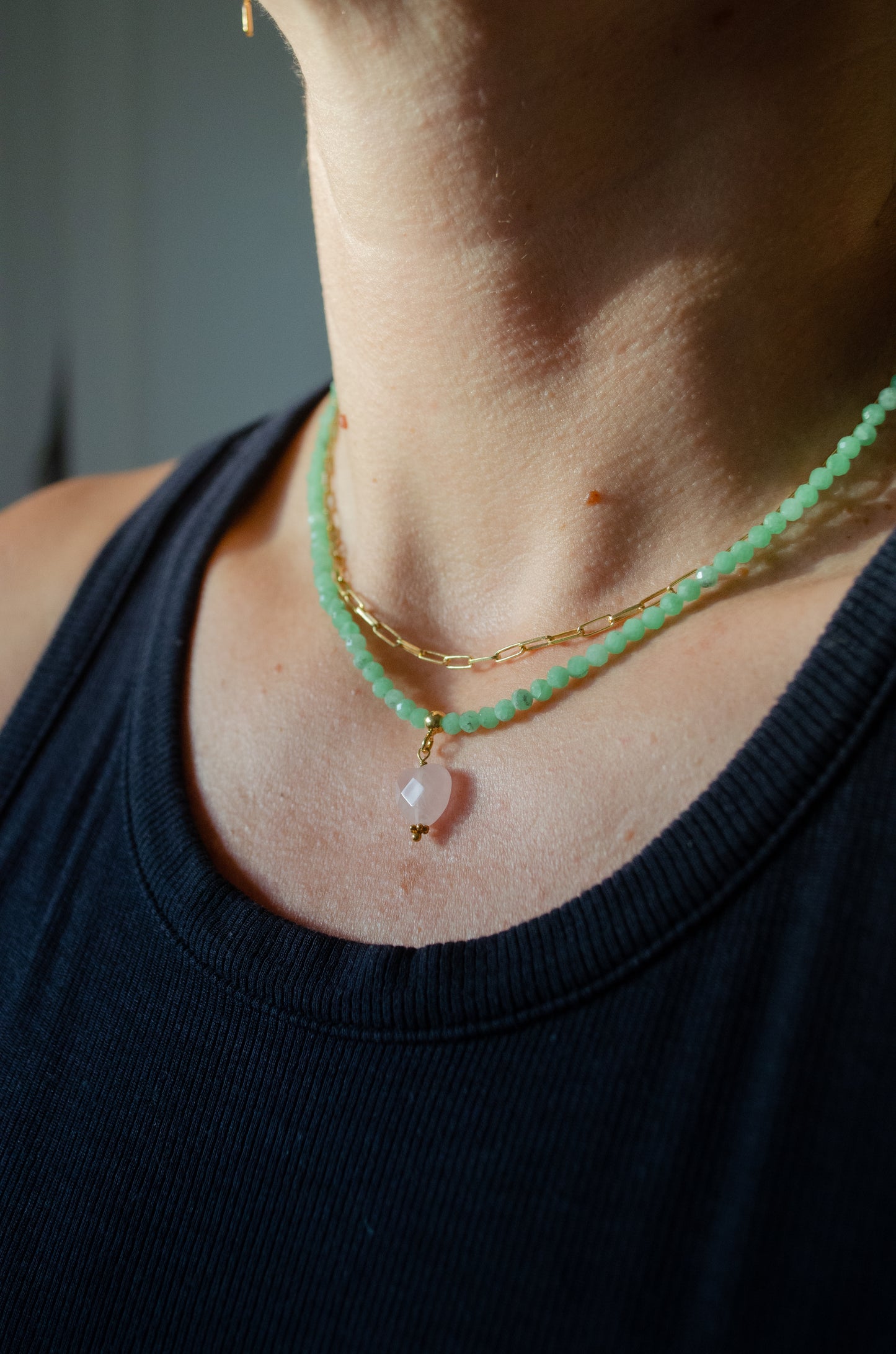 Mint Love necklace