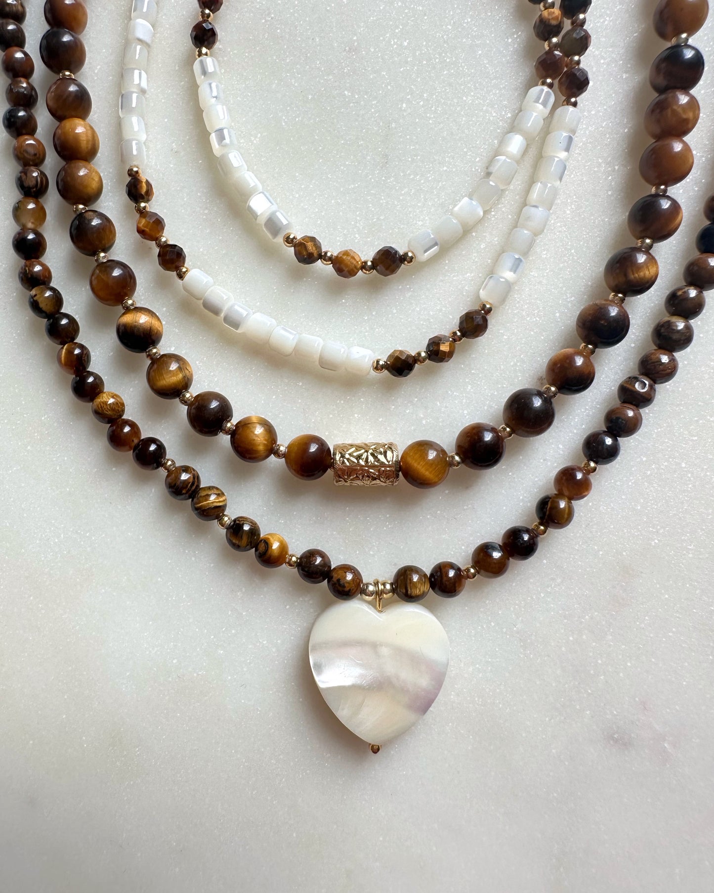 Espresso necklace
