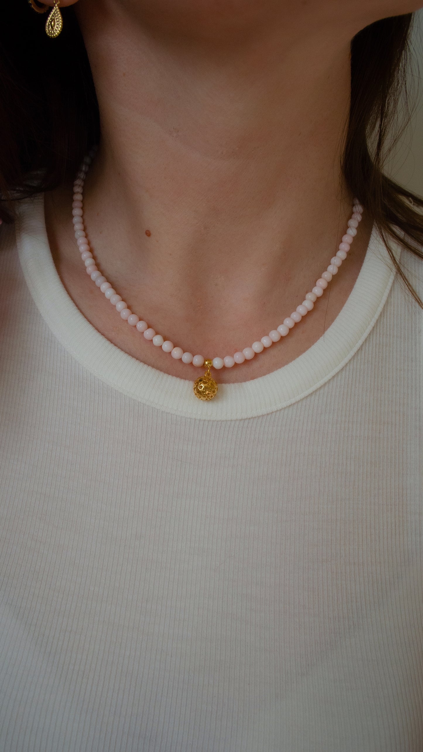 Blush necklace