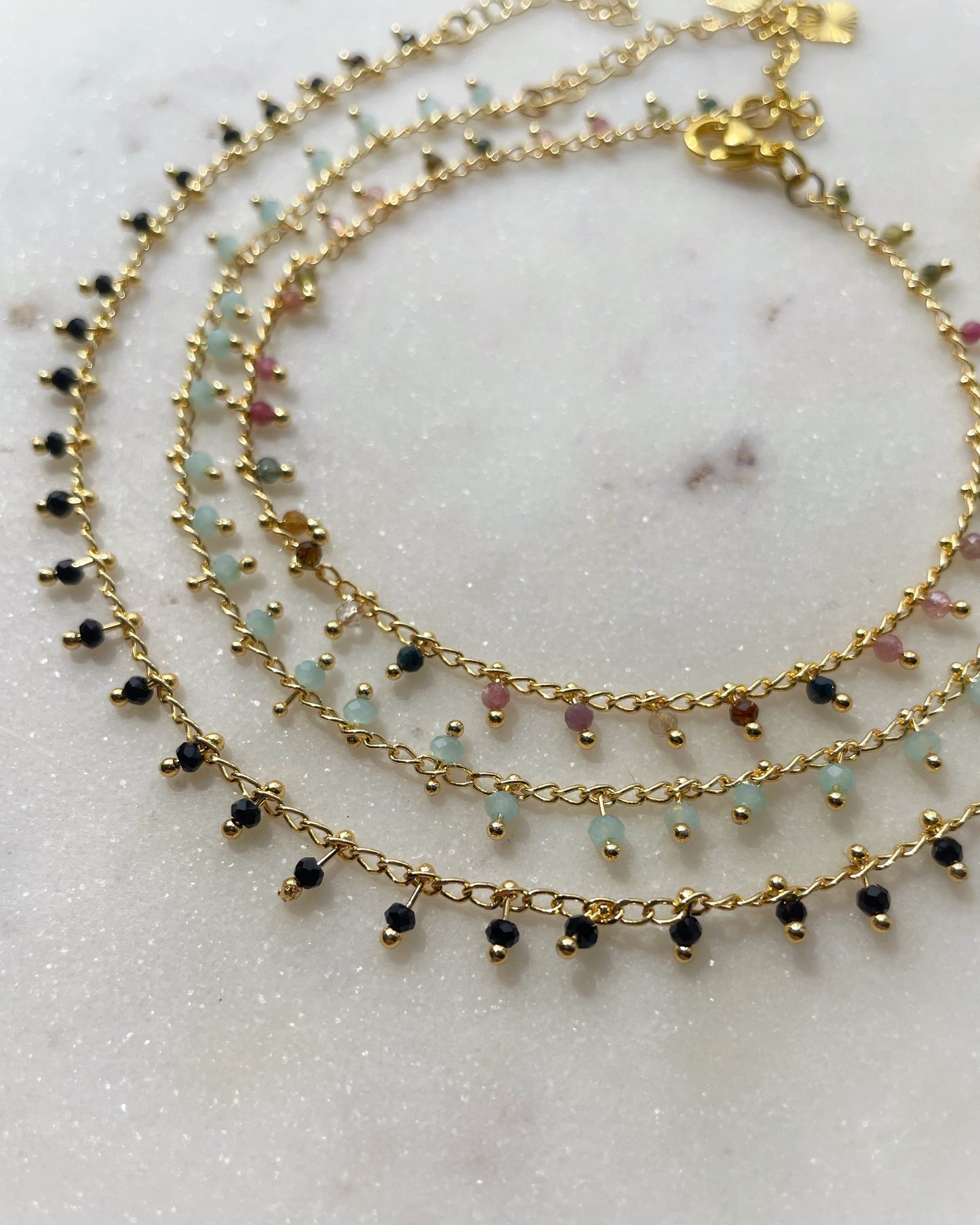 Droplets anklet