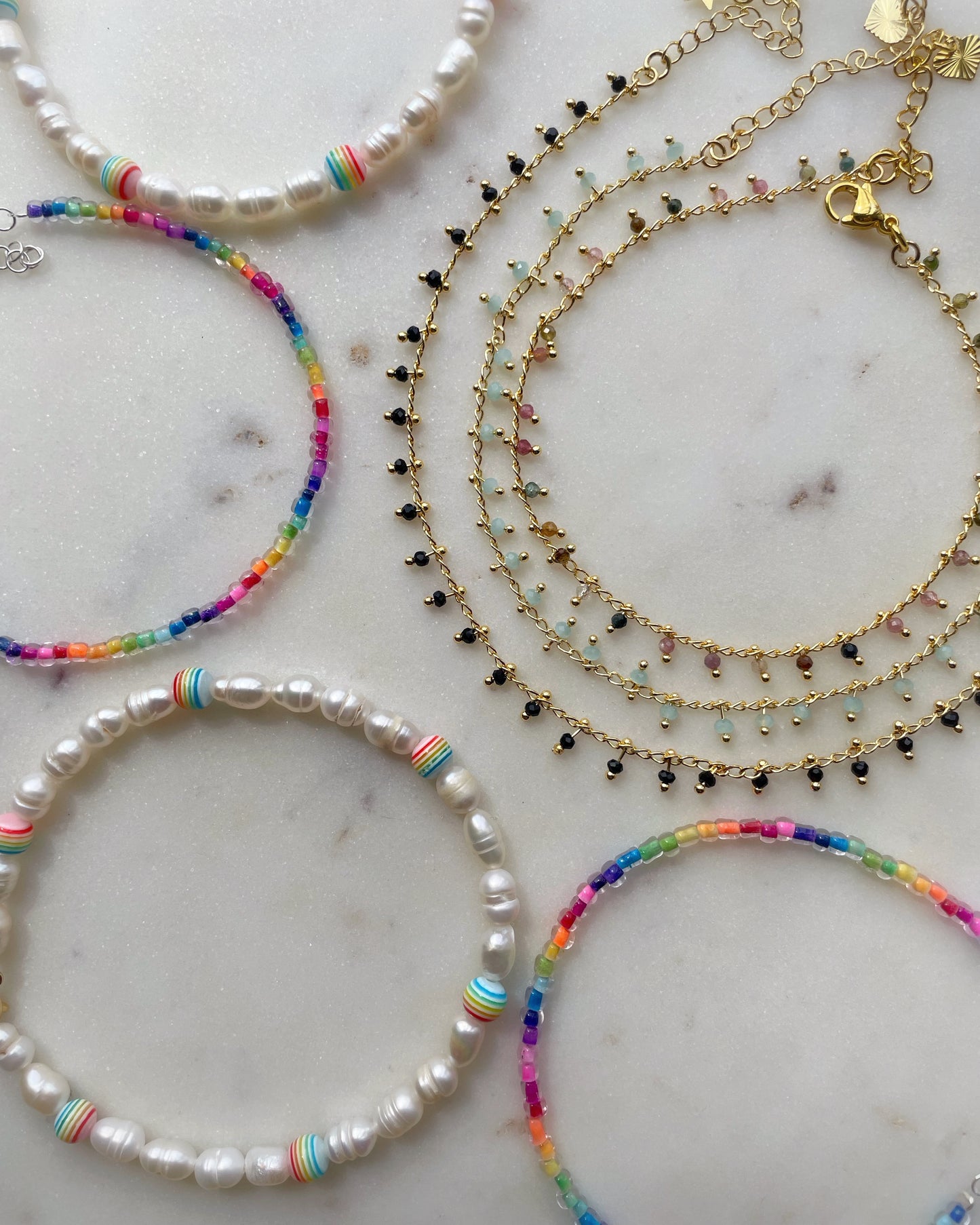 Droplets anklet
