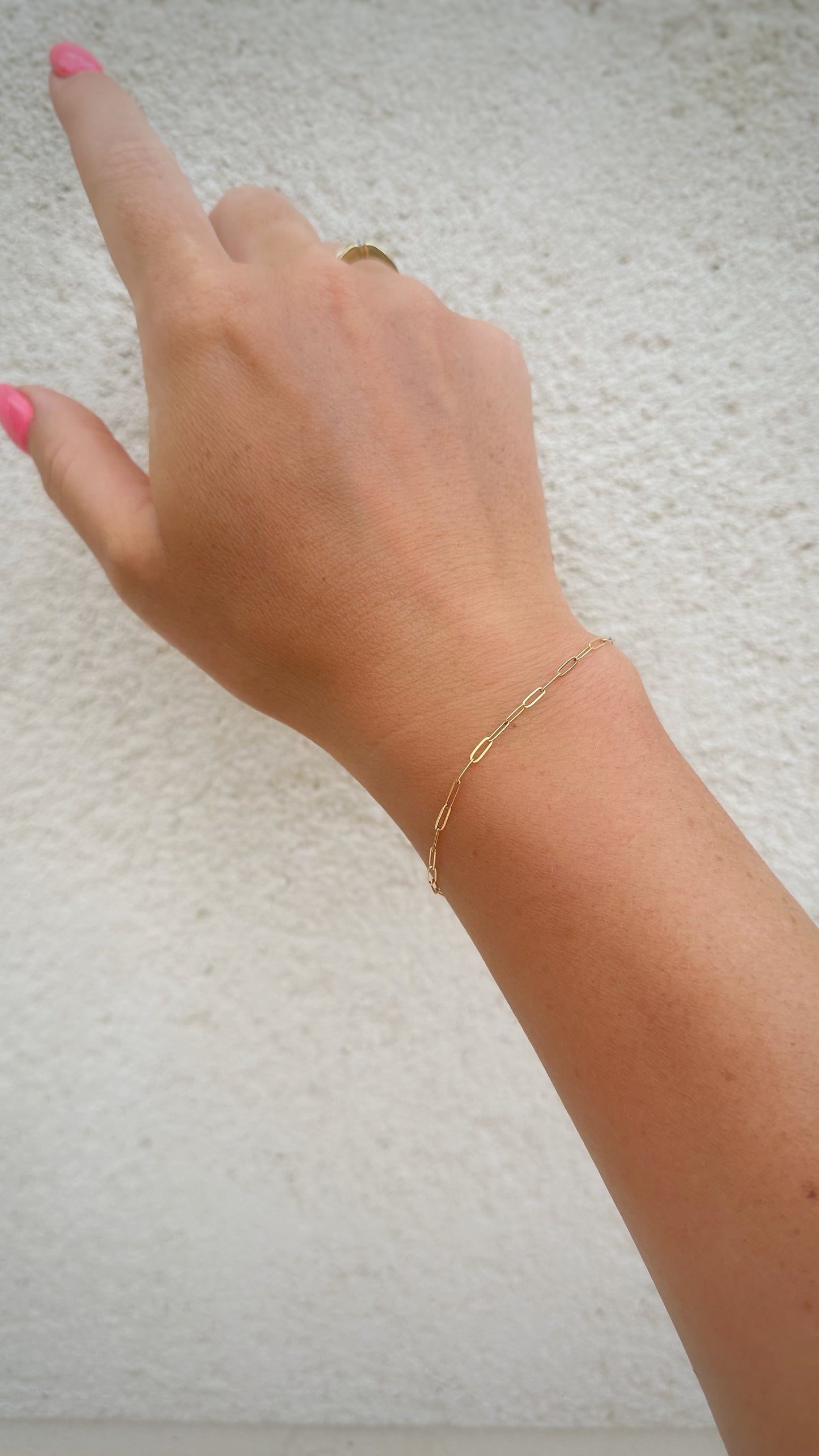 Small Paperclip bracelet