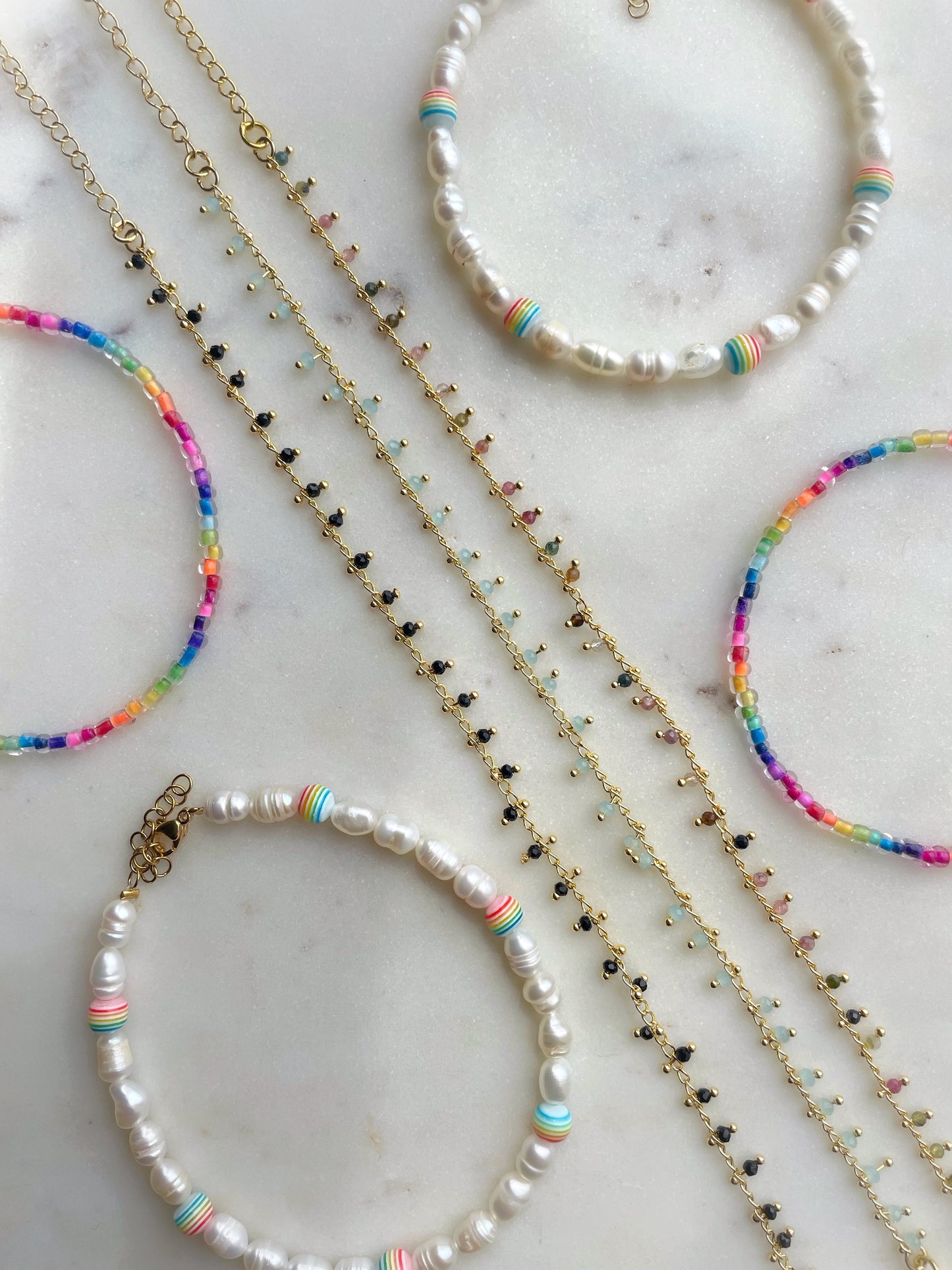 Droplets anklet