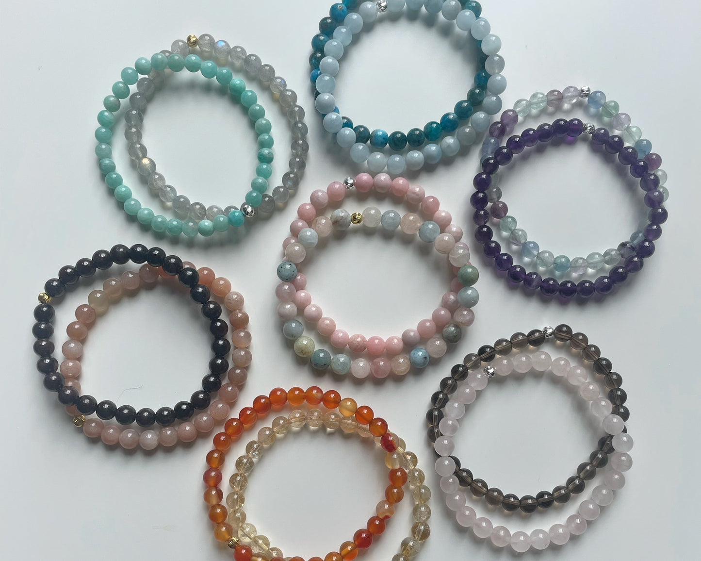 Full Moon - Amazonite bracelet for luck and courage