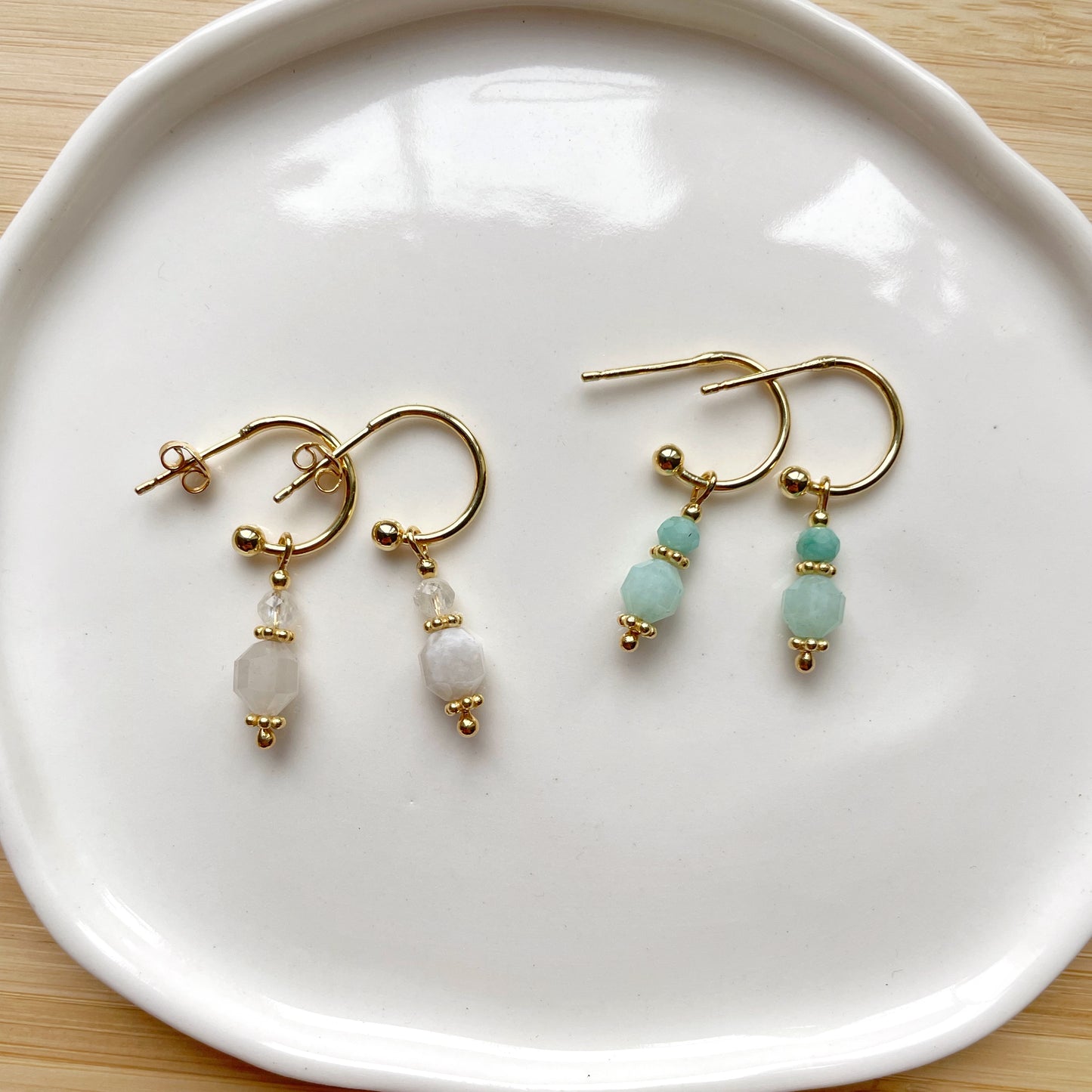 Royal Moonstone earrings