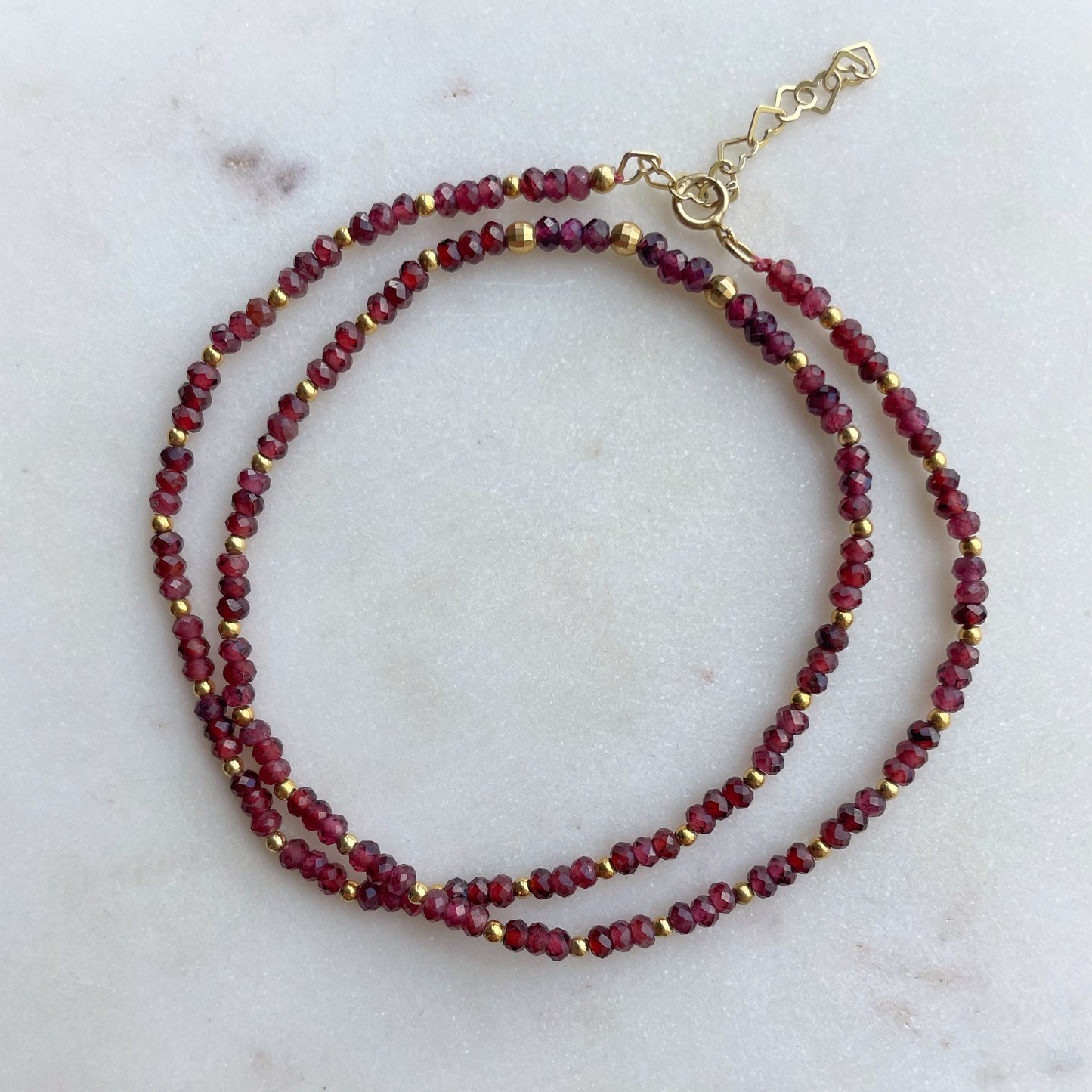 Garnet necklace