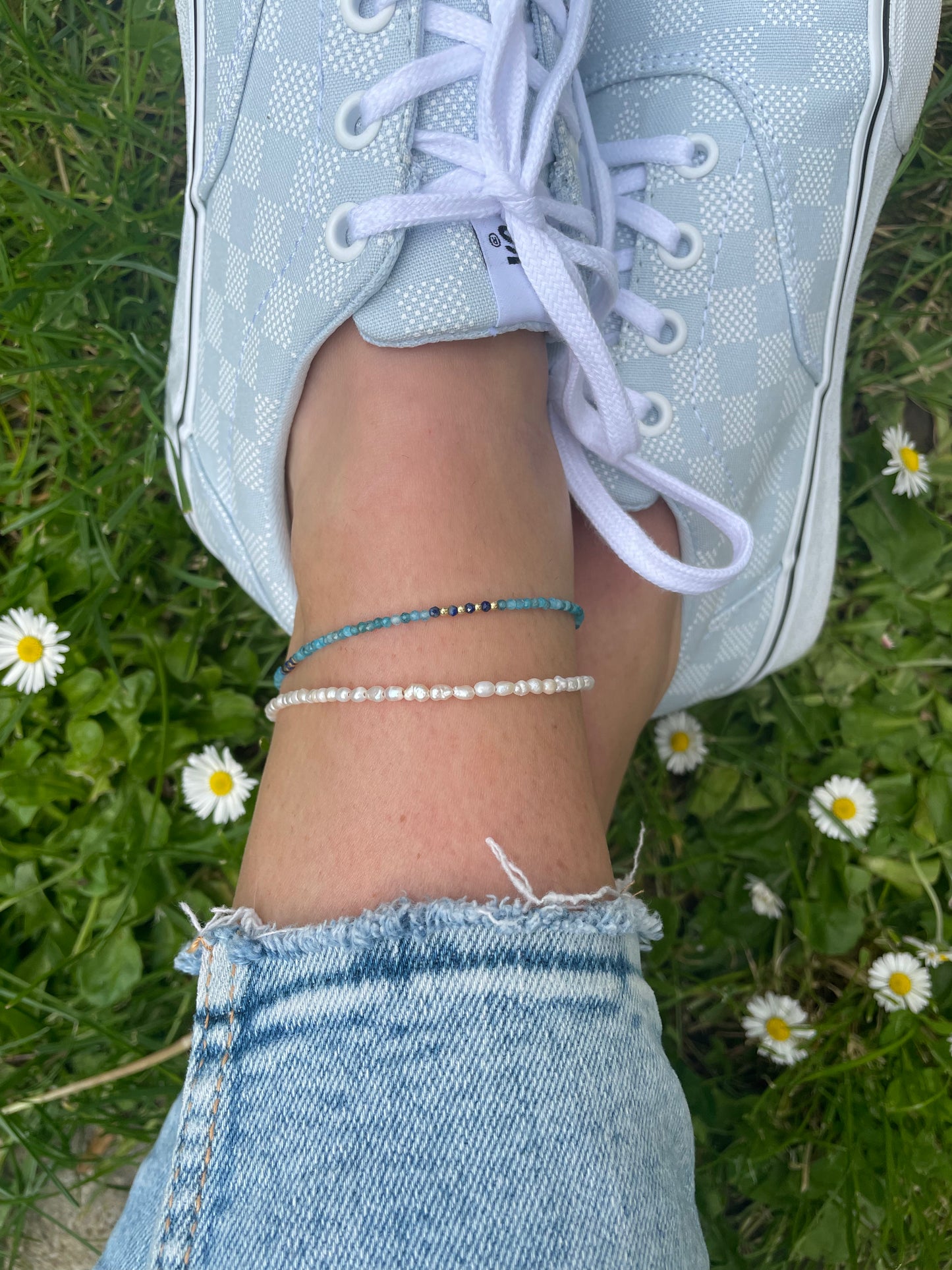 The Ocean Blue anklet