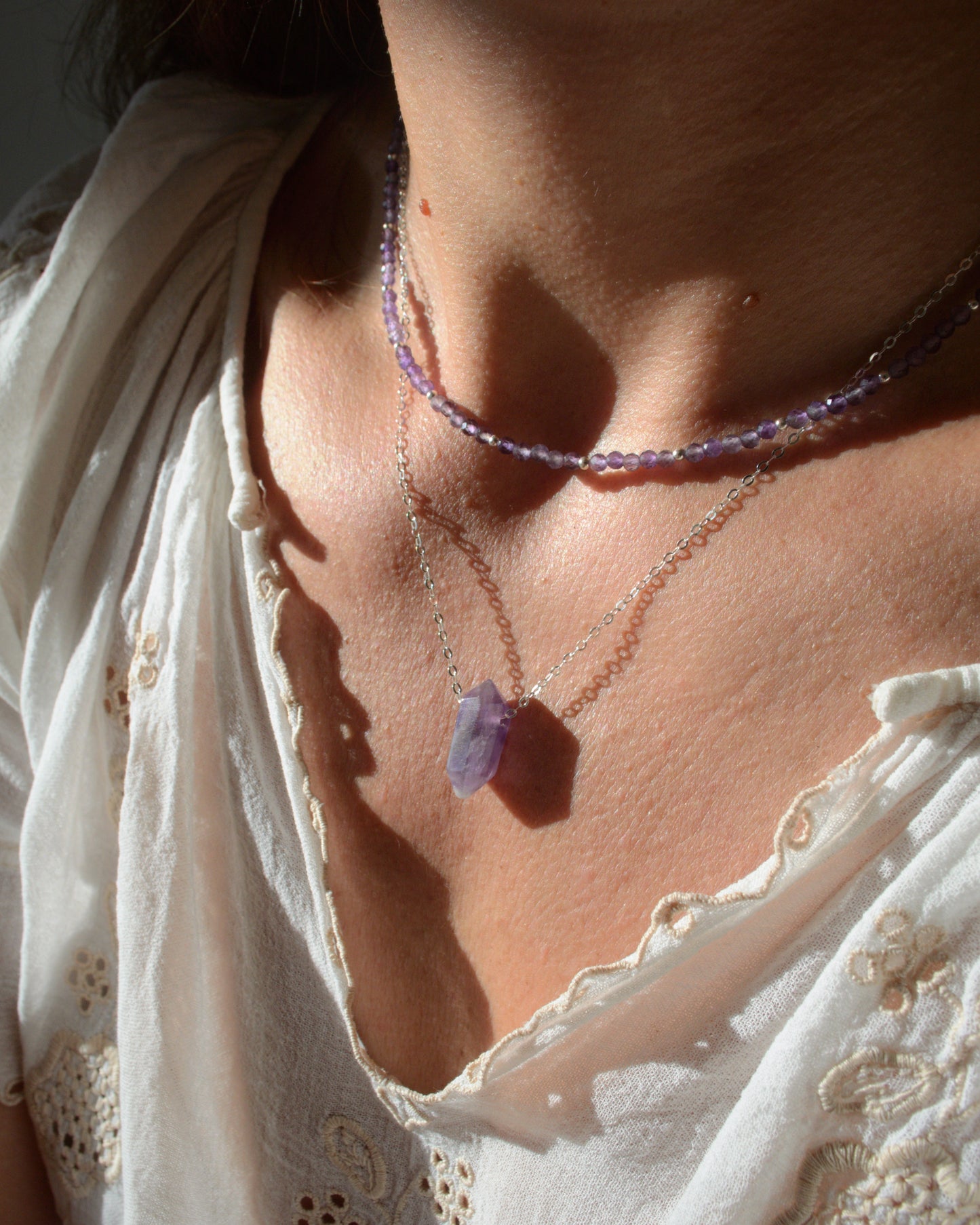 Amethyst necklace