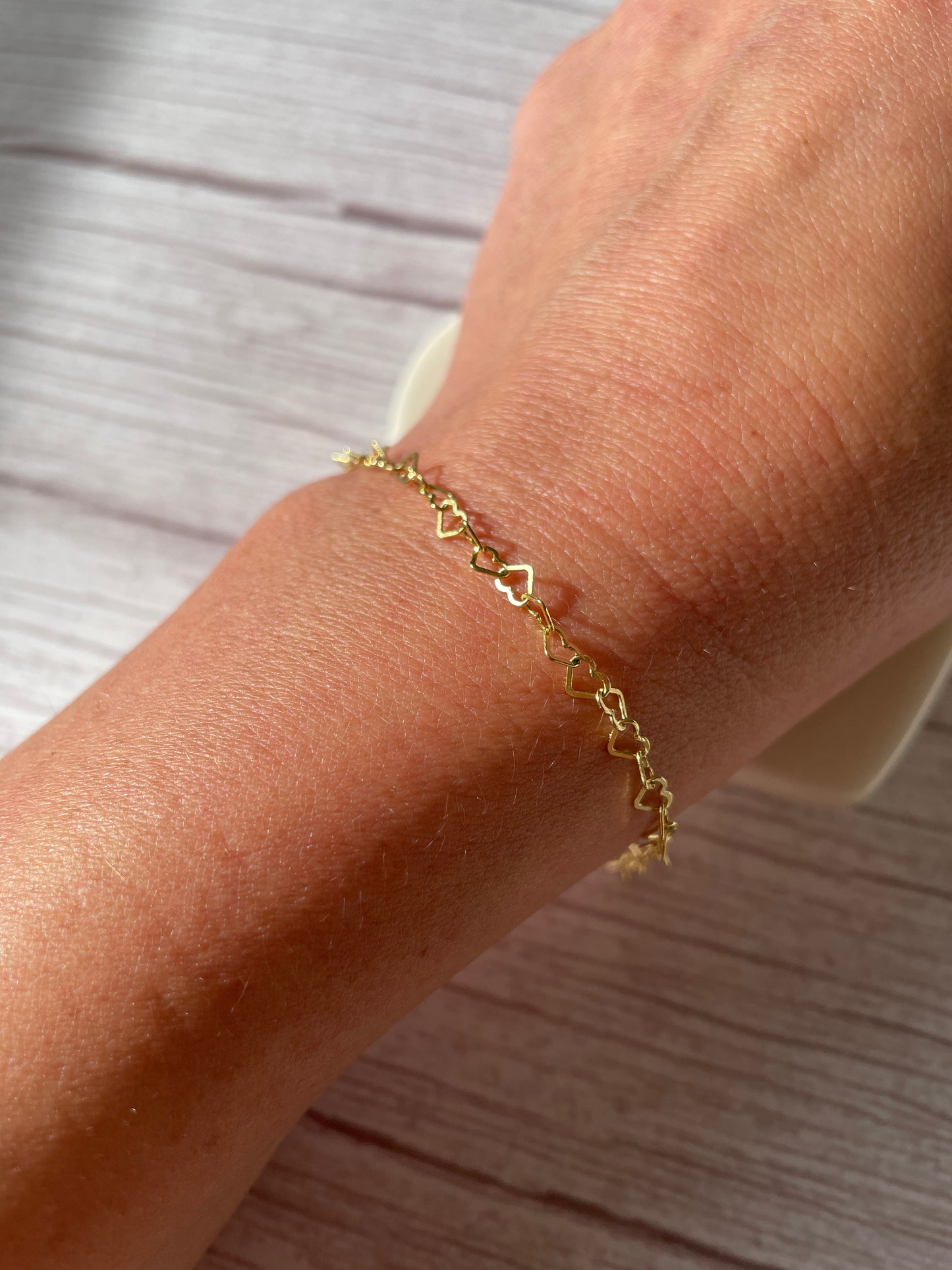 Little Hearts chain bracelet
