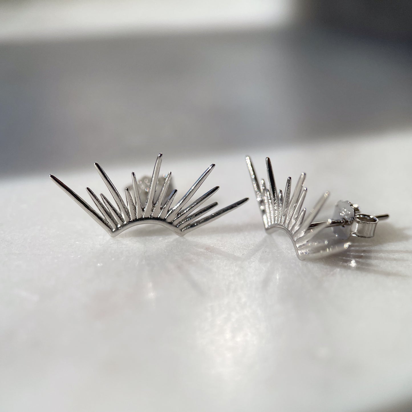 Sunburst earrings
