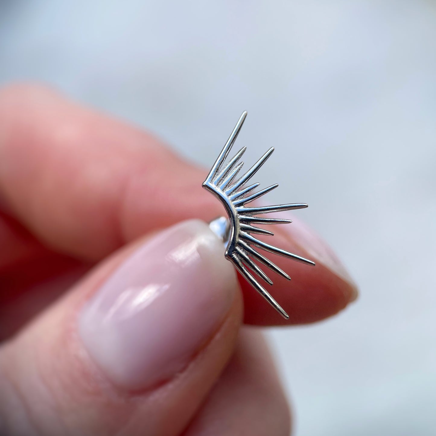 Sunburst earrings