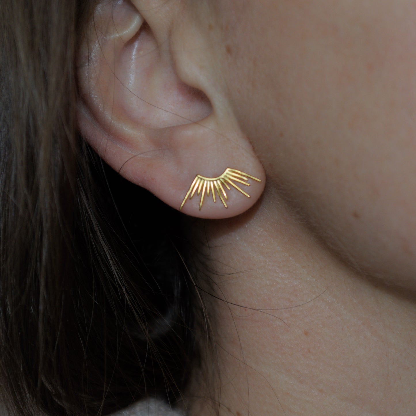 Sunburst earrings