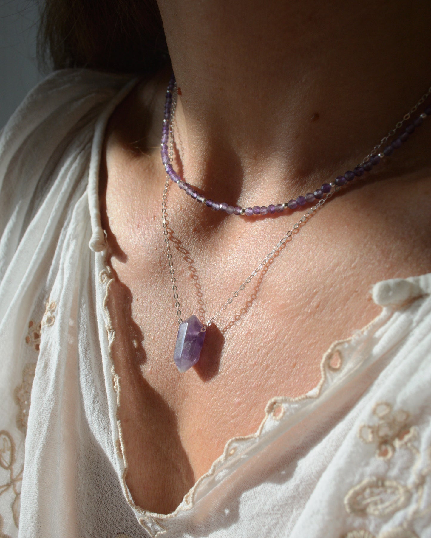 Amethyst necklace