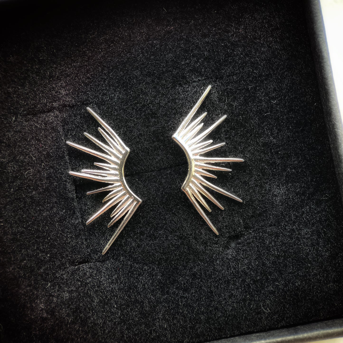 Sunburst earrings