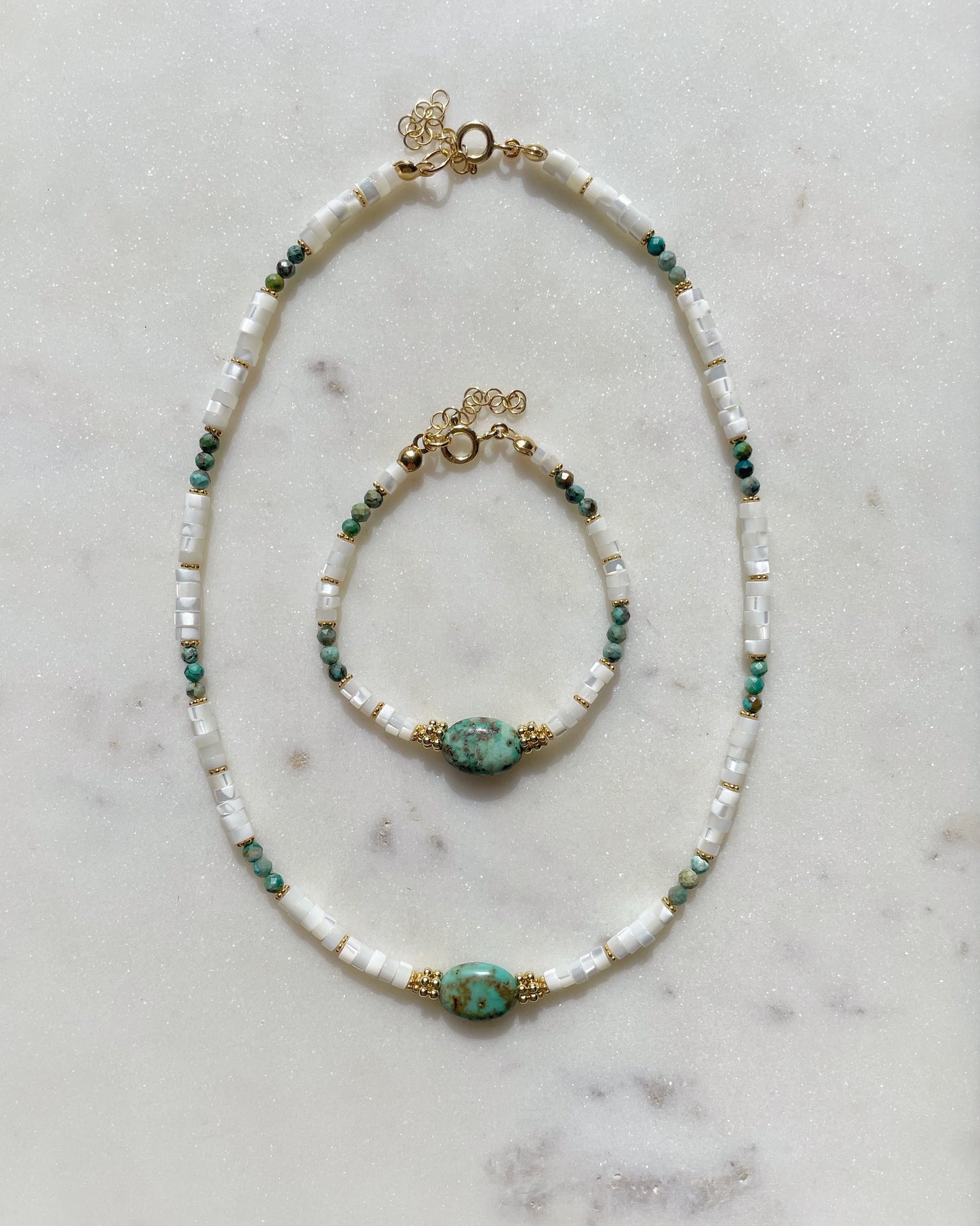 Ezili necklace & bracelet set