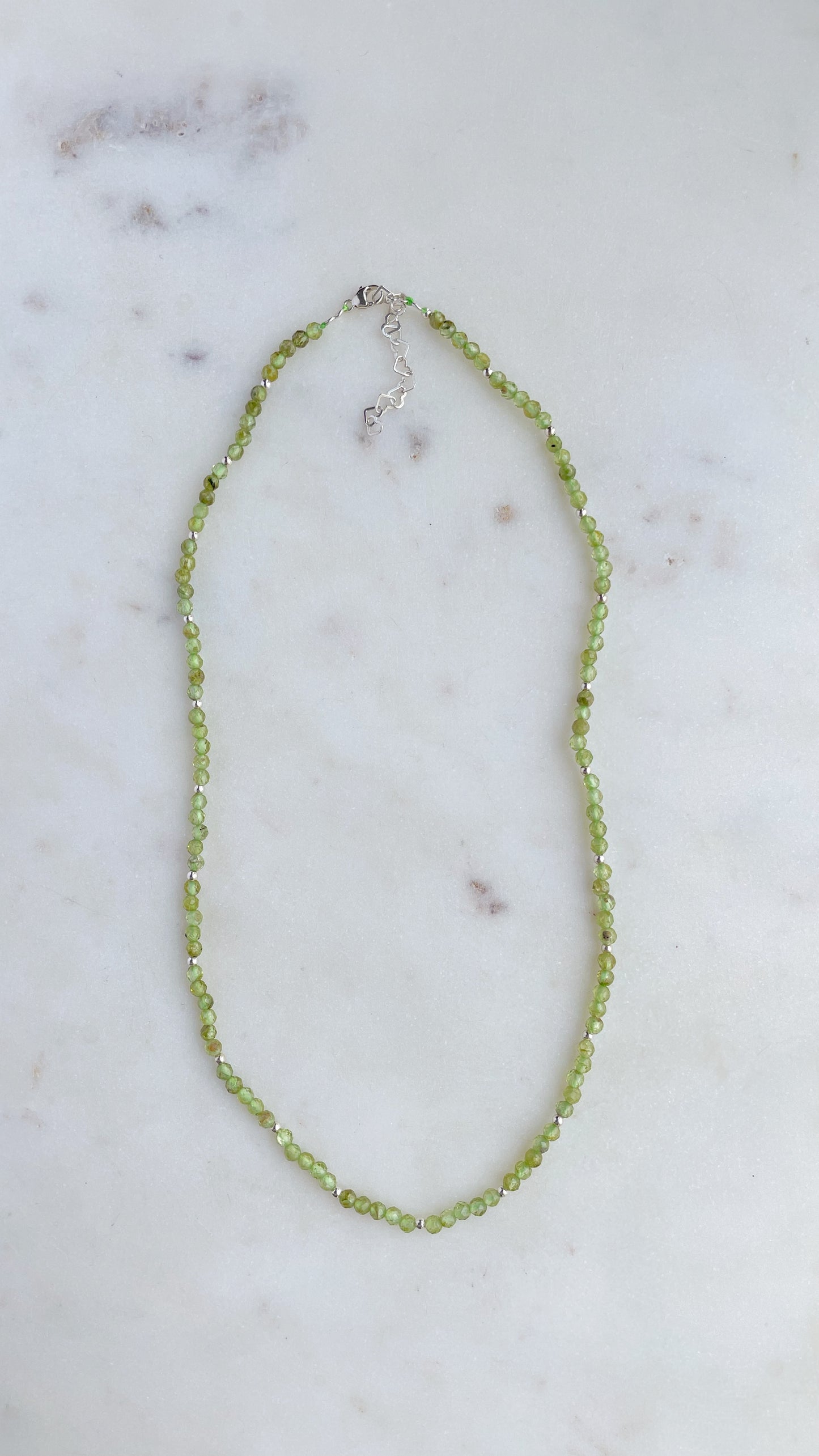 Peridot necklace