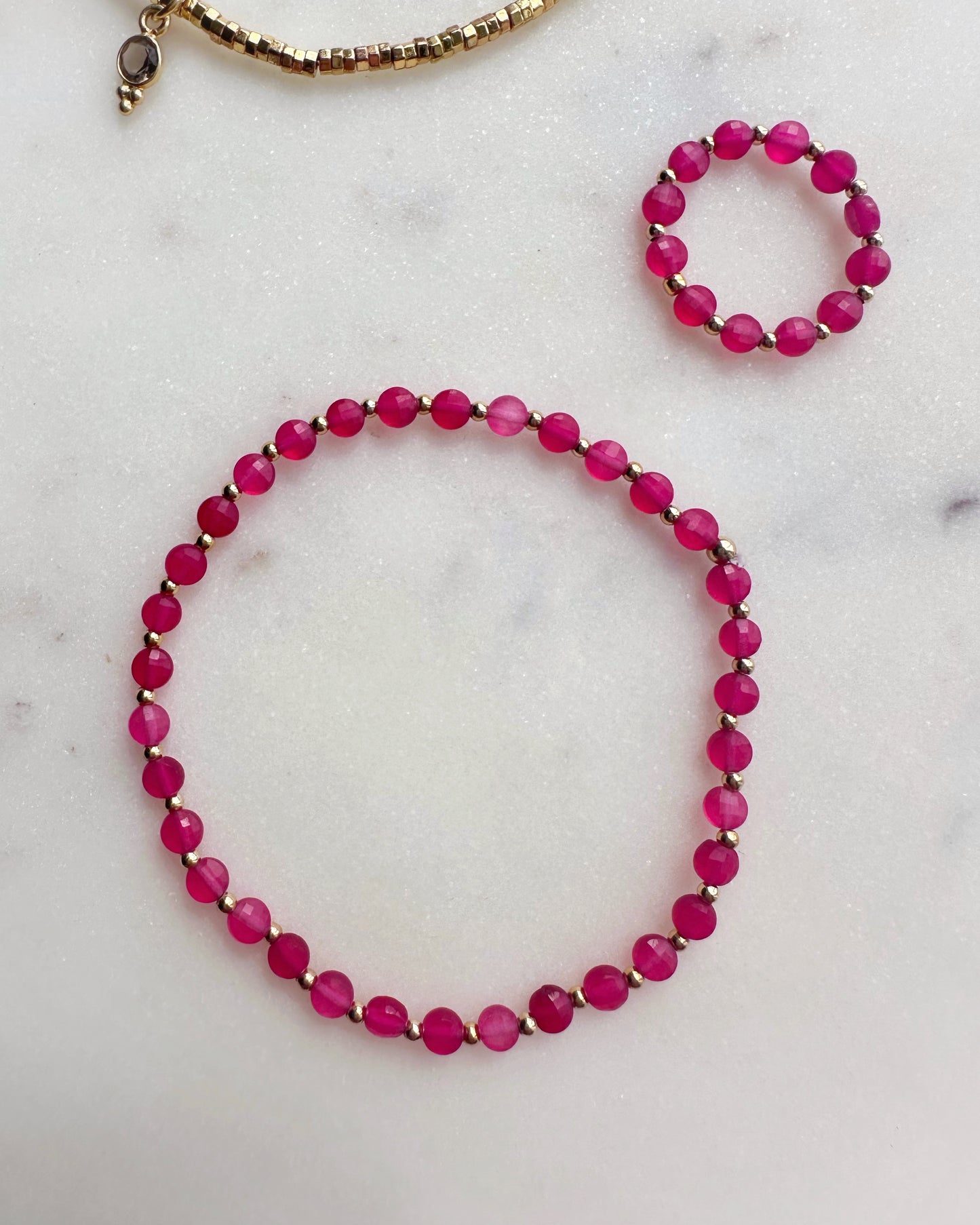 Magenta Ruby ring