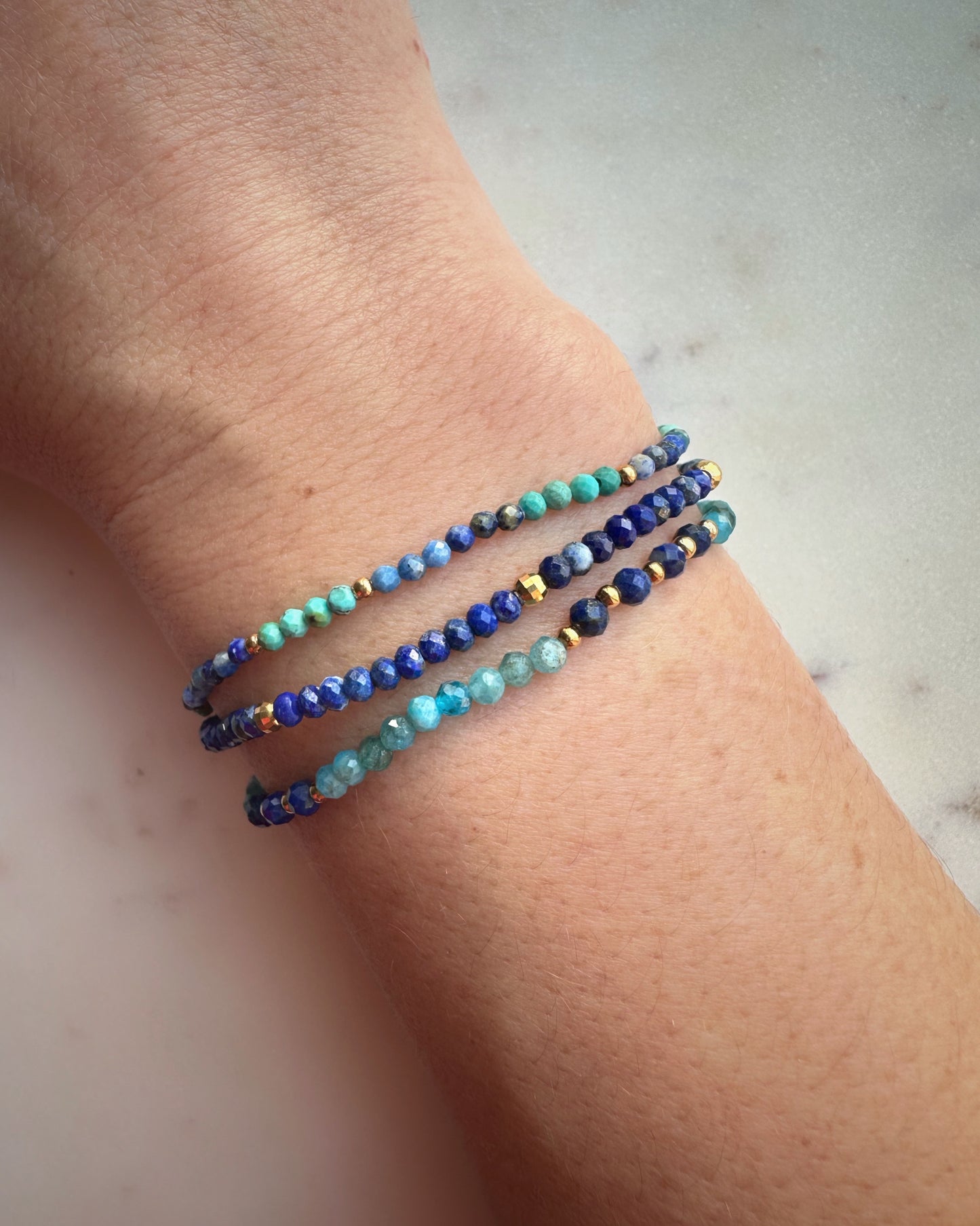 Blue Mix bracelets set