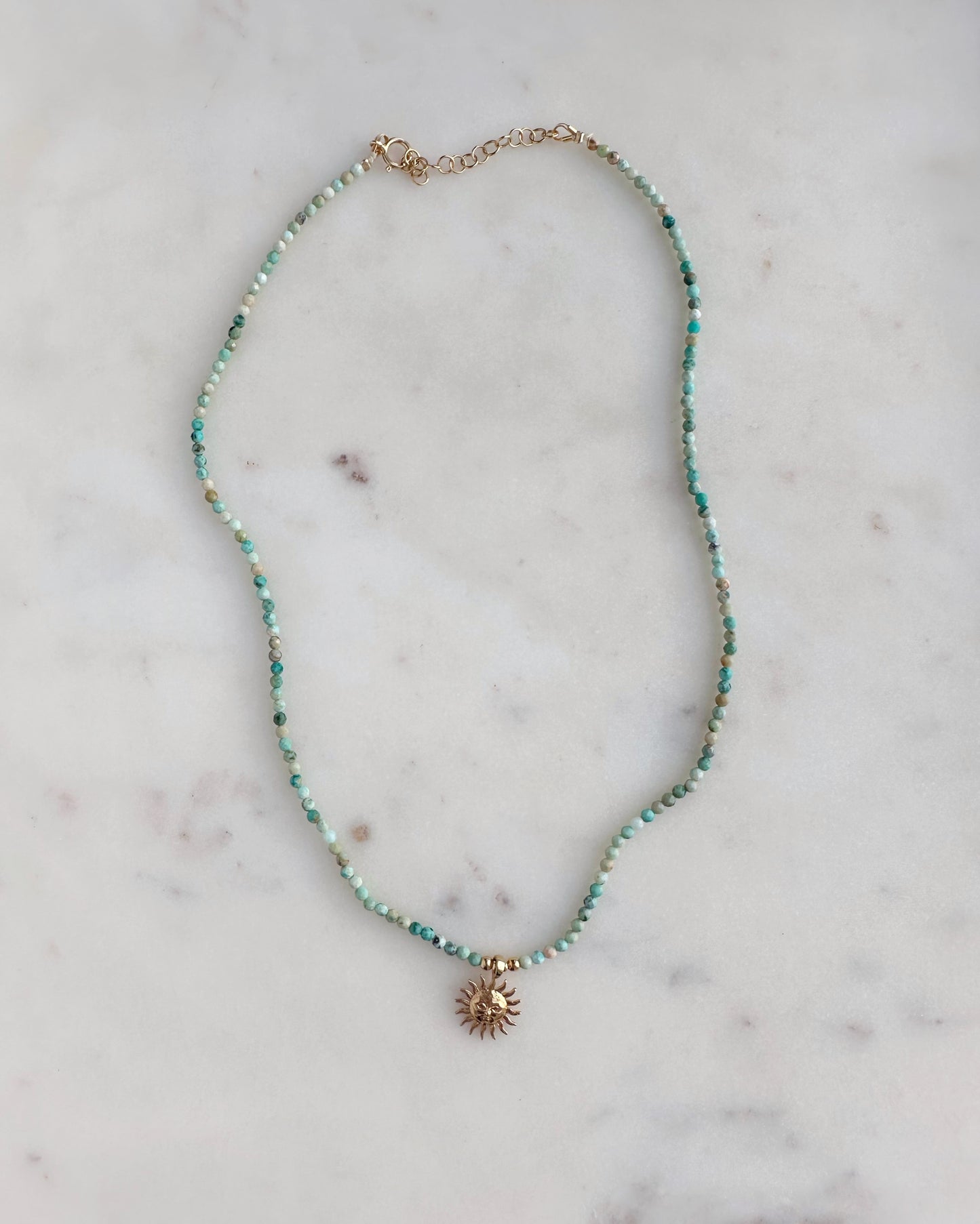 Turquoise Sun necklace