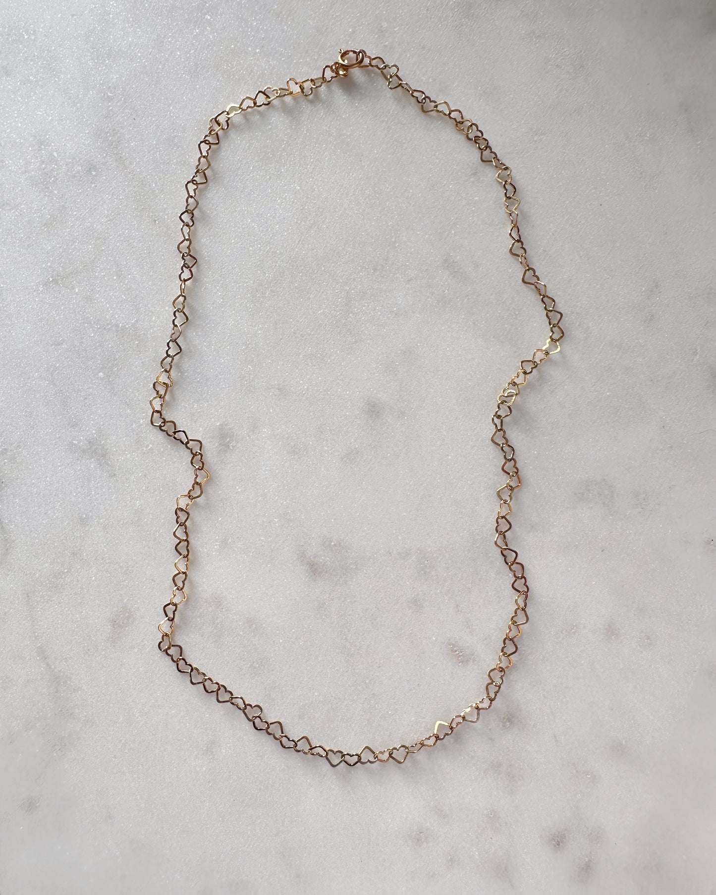 Little Hearts chain necklace