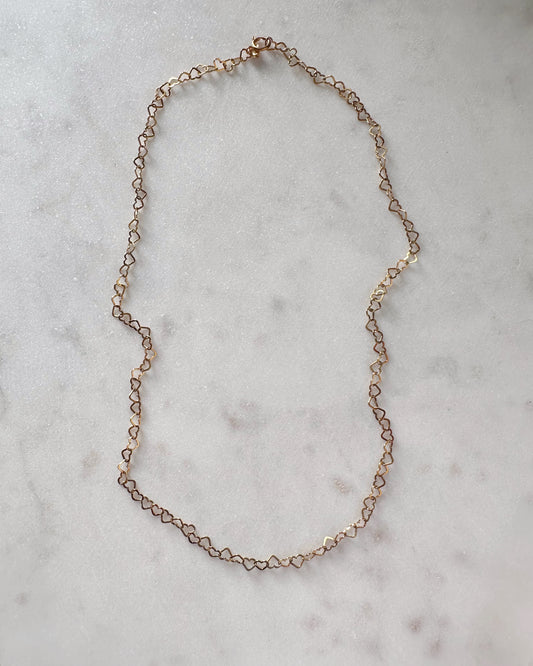 Little Hearts chain necklace