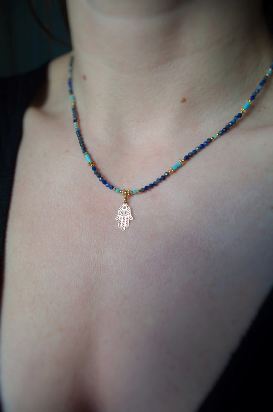 Hamsa necklace