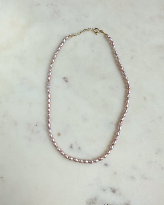 Pink Baby Pearls necklace