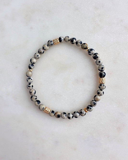 Dalmatian Jasper bracelet