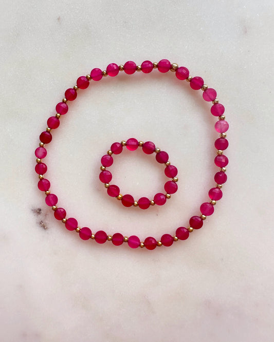 Magenta Ruby ring