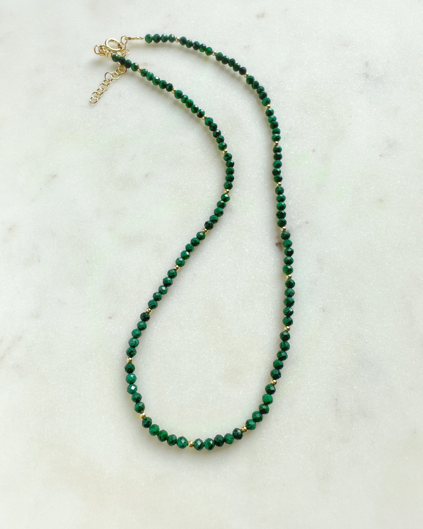 Malachite necklace