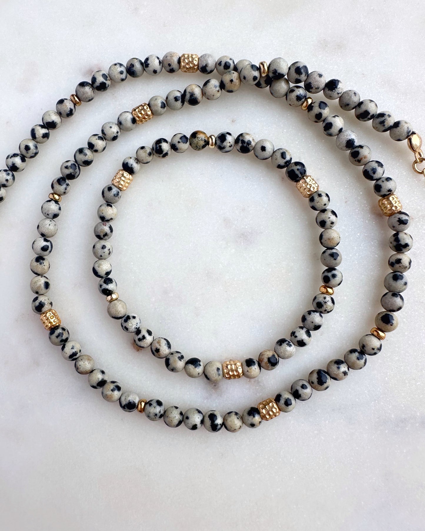 Dalmatian Jasper bracelet