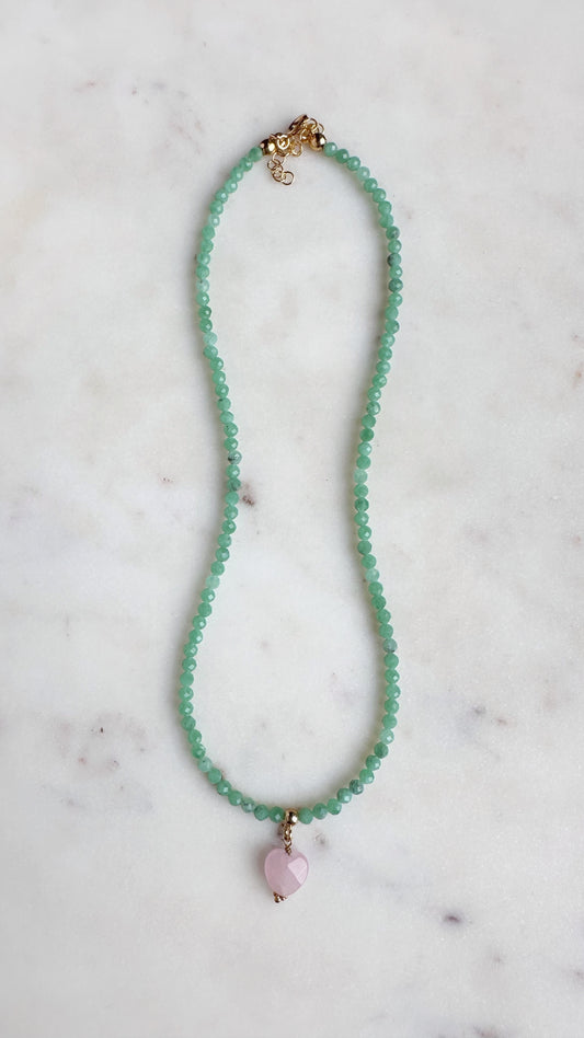 Mint Love necklace