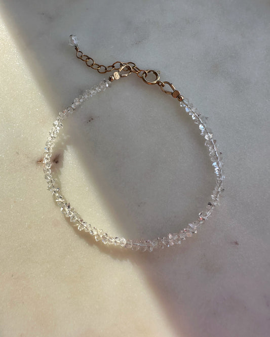 Herkimer Diamond bracelet