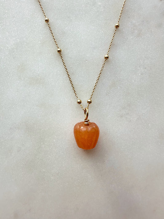 Pumpkin necklace