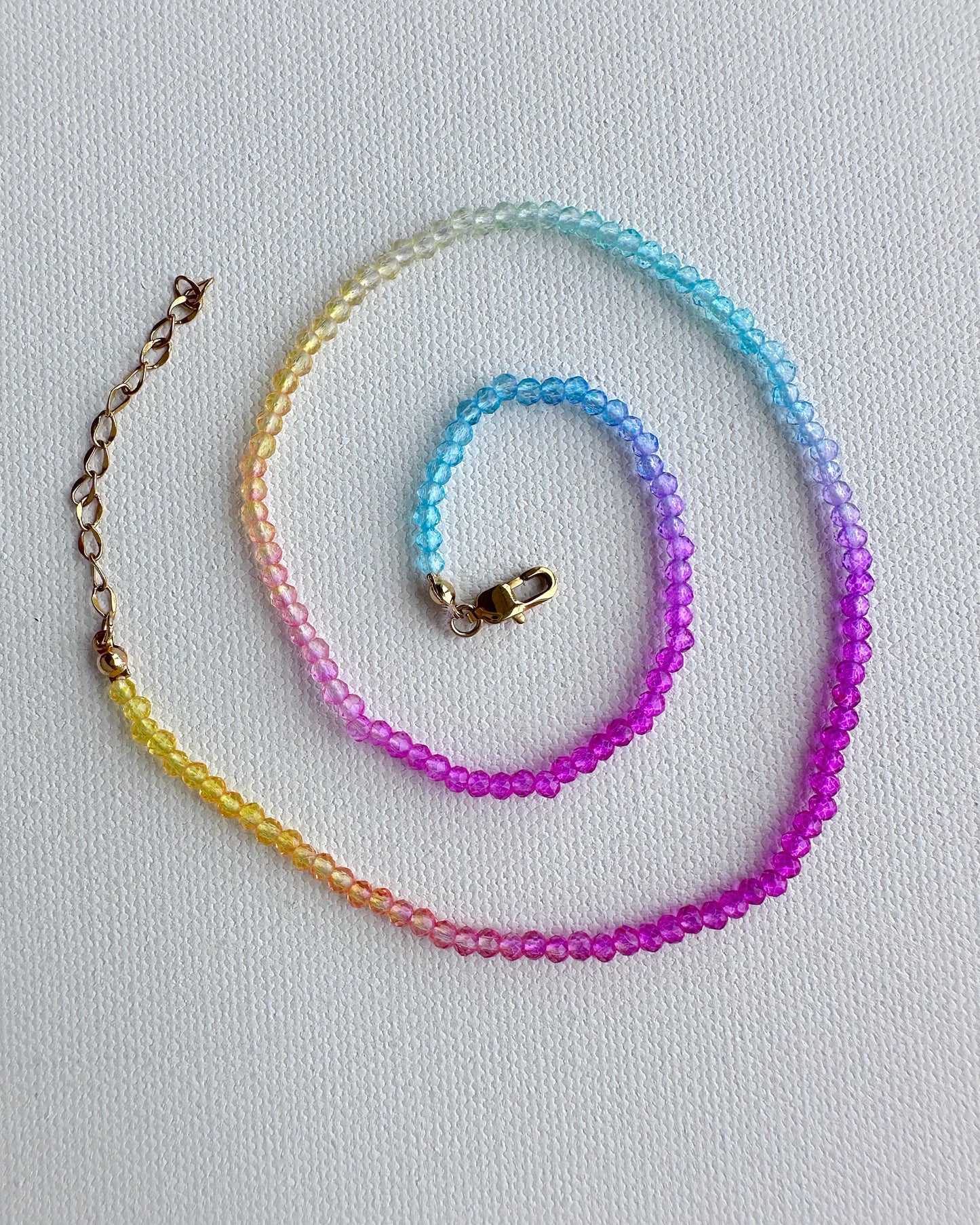 Shimmering Rainbow necklace