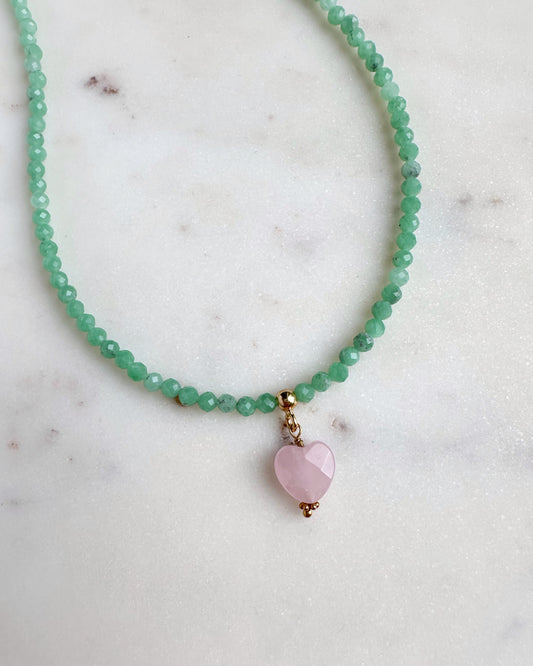 Mint Love necklace