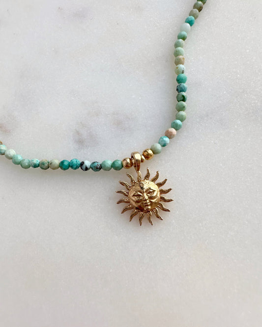 Turquoise Sun necklace