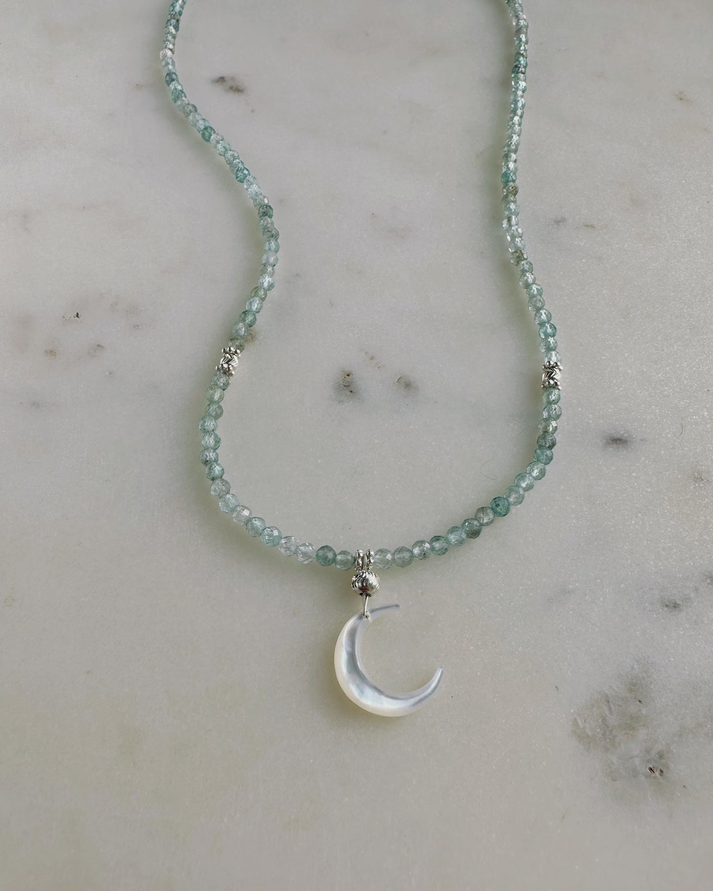 Moonlight rain necklace