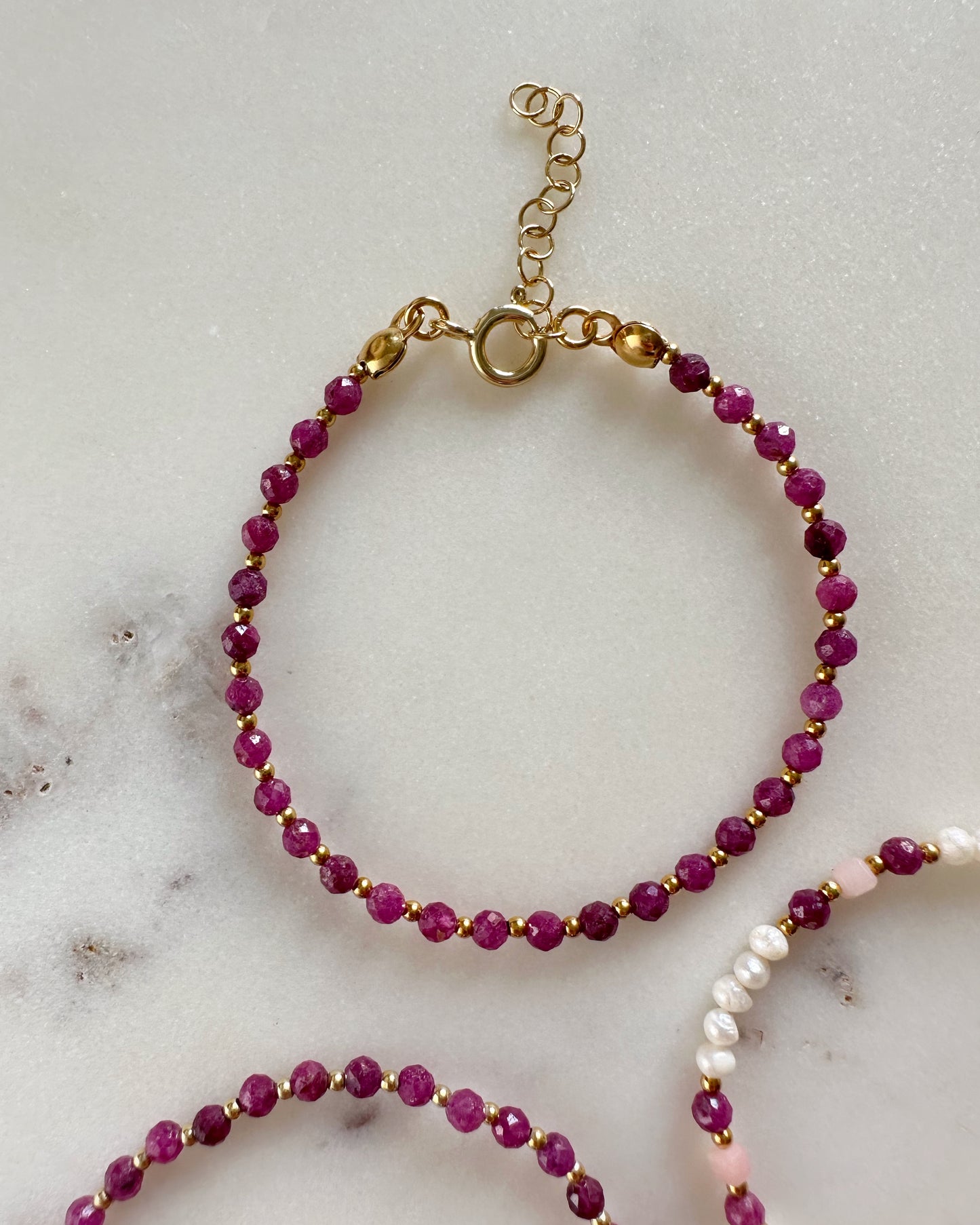 Ruby bracelet